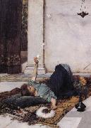 John William Waterhouse Dolce Far Niente painting